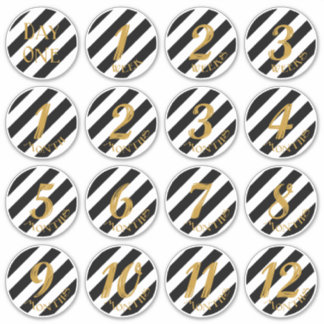 Baby Mijlsteen Stickers