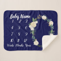 Baby Milestone Blanket Specialized Baby Boy Gift