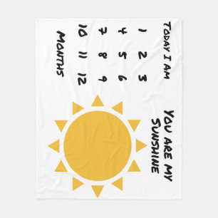 Baby Milestone deken prop (Sunshine)
