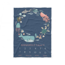 Baby Milestone Ocean Animal Wreate