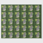 Baby Minilop Rabbit Wrapping Paper Cadeaupapier (Vlak)