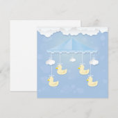 Baby mobiel met speelgoed en wolken met eenden (Voorkant / Achterkant)