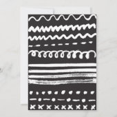 Baby, modern zwart en wit (Achterkant)