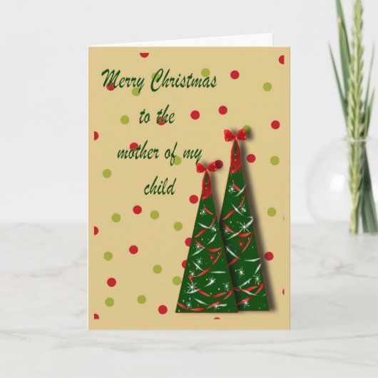 Baby Momma Christmas Kaart (Voorkant)