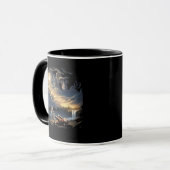 Baby Monkey and Plush Toy Hug Mug (Devant gauche)