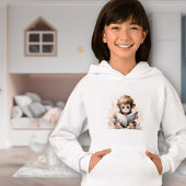 Baby Monkey Lezer Meisjes Pullover Hoodie