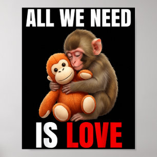 Baby Monkey Punch Alles wat we nodig hebben is Lie Poster