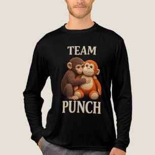 Baby Monkey Punch Haakpatroon Cute Amigurumi Tri-Blend Shirt