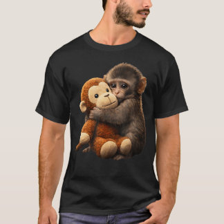 Baby Monkey Punch Knuffel Cute Monkey Punch Knuffe T-shirt