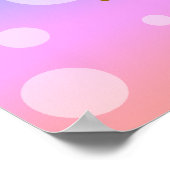 Baby Monkey Rainbow Poster Imprimer Nursery Wall A (Coin)