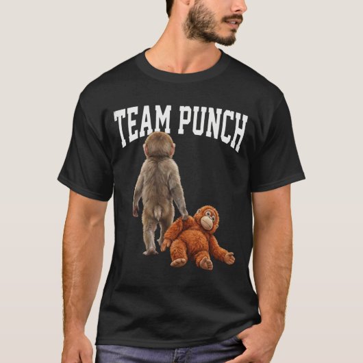 Baby Monkey Team Punch T-shirt (Voorkant)
