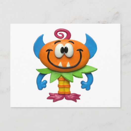 Baby Monster Briefkaart (Voorkant)