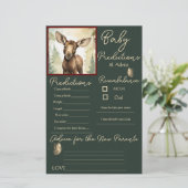 Baby Moose Baby Predictions Carte de conseil (Debout devant)