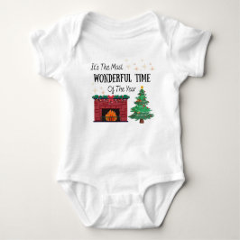 Baby Most Wonderful Time of The Year One Piece Romper
