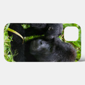 Baby Mountain Gorilla Kisses Silverback Gorilla Case-Mate iPhone Case (Achterkant (horizontaal))