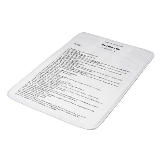 Baby MSDS Bath Mat (Gekanteld)