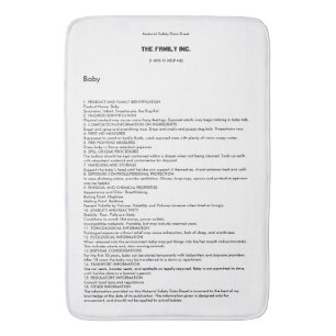 Baby MSDS Bath Mat