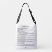 baby MSDS-grapzak Crossbody Tas (Achterkant)