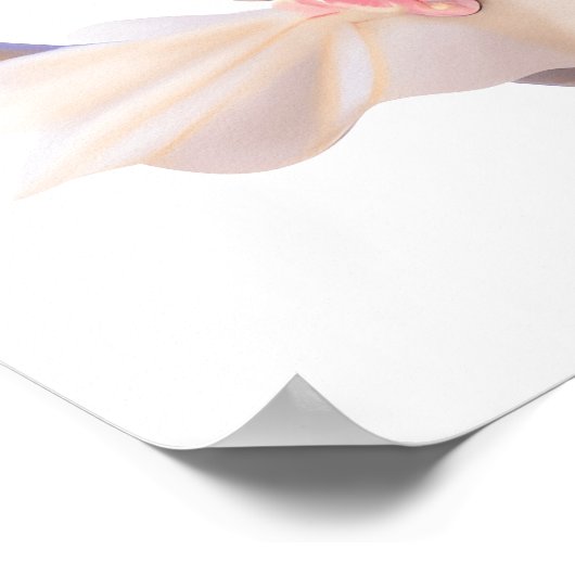 Baby muis ballerina poster print (Hoek)