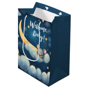 Baby Muis Slapen in een Cloud Medium Cadeauzakje
