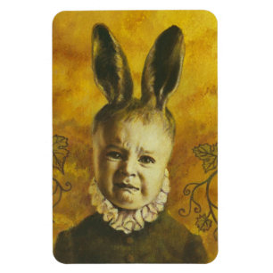 Baby Mutant Bunny Flexible Fridge Magnet Magneet