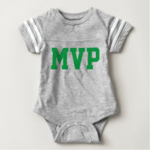 Baby MVP Football Jersey Bodysuit (alleen voorzijd