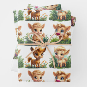 Baby Mythisch inpakpapier Vel