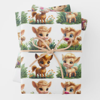 Baby Mythisch inpakpapier Vel