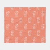 BABY NAAM Blanket Fleece Deken (Voorkant (Horizontaal))