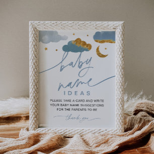 Baby Naam Ideeën Twinkle Little Star Baby shower Poster