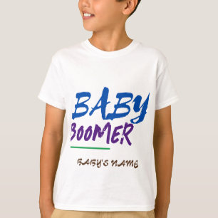  Baby naam ontwerp groot T-shirt