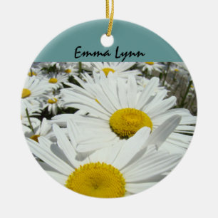 Baby naam oranment Daisy We houden van je vader Keramisch Ornament