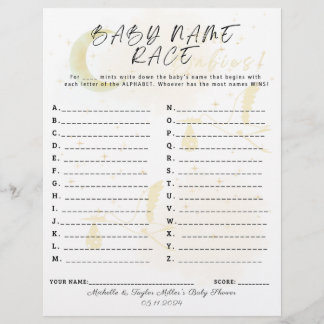 Baby Naam Race Game Oh Baby's! Twin Storks