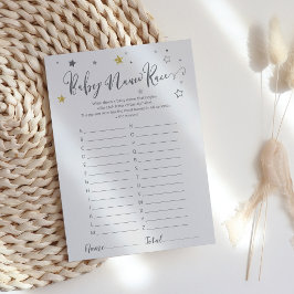 "Baby naam ras" sterren Genderneutraal schoenspel