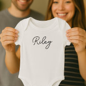 Baby naam Schattigee typografie naam Romper