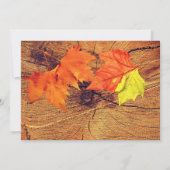 Baby najaar bekendmaking Herfst PHOTO Kaart (Achterkant)