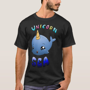 Baby Narwhal de Unicorn van het Zee T-shirt