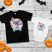 Baby neef Crew Retro Ghost Halloween Matching Romper