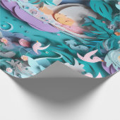 Baby, New Born Pattern Cadeaupapier (Hoek)