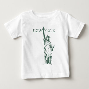 Baby New York Shirt NYC Status of Liberty Souvenir