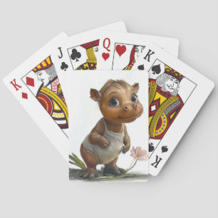 Baby Nijlpaard Speelkaarten
