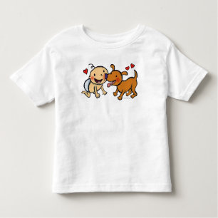 Baby Nose Kisses van de Dog Kinder Shirts