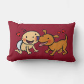 Baby Nose Kisses van de Dog Kussen (Voorkant)