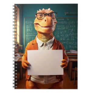 Baby notitieboek - Put jouw naam - Docent dinosaur