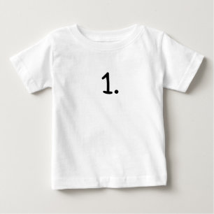 Baby nummer één T-shirt