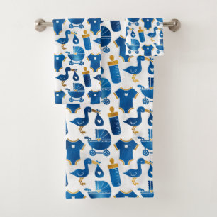 Baby Nursery Bleue Bouteille de transport Motif