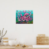 Baby Octopus Poster (Keuken)