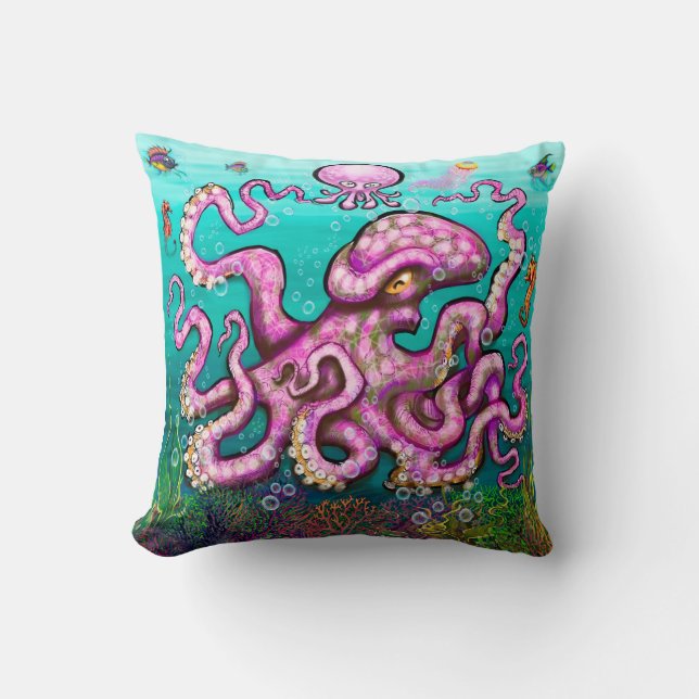 Baby Octopus Sierkussen (Voorkant)