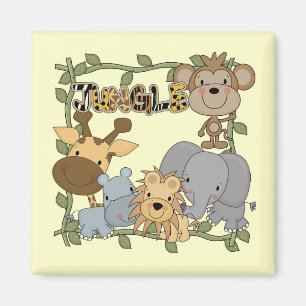 Baby Oerwouden overhemden en cadeaus Magneet