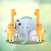 Baby Oerwouden Raamsticker (Vel 3)